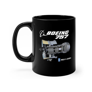 BOEING 757 DESIGNED MUG Printify